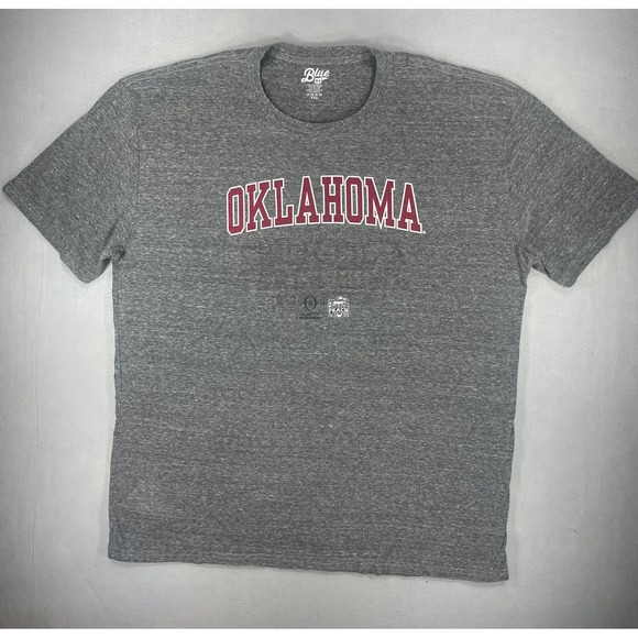 Blue 84 Other - Blue 84 Oklahoma Sooners Peach Bowl T-Shirt Mens XXL Gray Heather Graphic